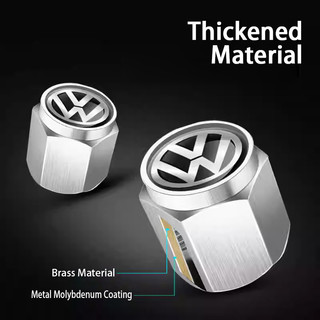 4 Bánh Xe Ô Tô Lốp Van Mũ Chống Trộm Bánh Xe Trung Tâm Dán Cho Volkwagen VW Golf GTI Passat Jetta Touran Tiguan Polo Magotan