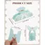 SHUPUN Kẹp Móng Vuốt Mạnh, Nơ Kẹp Vuốt Tóc Vừa, Kẹp Tóc Acrylic Chống Trơn Trượt Dễ Thương Cho Nữ