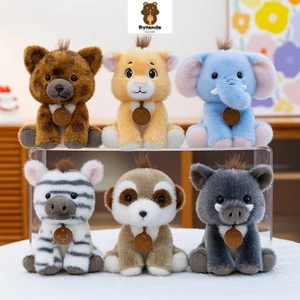 Rytanda Rừng Động Vật Plushie Cho Bé Trai Bé Gái Gối Búp Bê Bé Hoang Dã Boar Ngựa Vằn Hươu Cao Cổ Voi Sư Tử Tuyết Da Báo Hound Fox Sang Trọng Mềm Mại Bạn Gái Năm Mới Trang Trí Quà Tặng