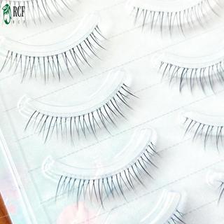 5 Cặp Lông Mi Giả Tự Nhiên Lông Mi Một Mảnh Sợi Đen Thích Hợp Để Trang Điểm Hàng Ngày