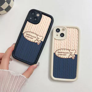Ốp Lưng Cho Samsung Galaxy S26 S25 S24 S23 S22 S21 S20 Plus Ultra FE A04S A03S A02 M02 A12 M12 M32 A20 A30 A50S A30S Thiết Kế Mắt Thiên Thần Chống Rơi Họa Tiết Gấu Dễ Thương JGS444