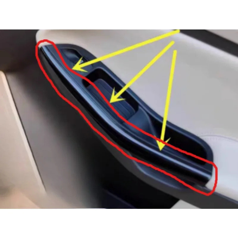 Cửa Đen Nội Thất Tay Viền Dải Bên Trong Tay Cầm Dải Trang Trí Cho Xe Ford Focus 2012-2018 BM51-A24185-ACW