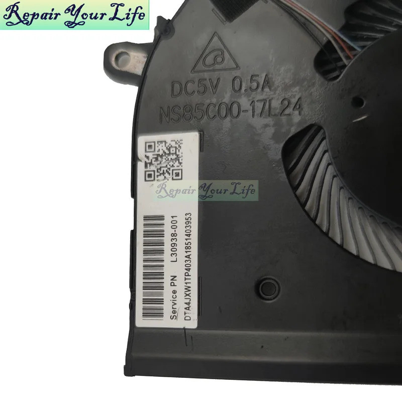 Máy Tính Làm Mát CPU GPU Quạt Cho HP Elitebook 1050 G1 HSN-Q11C L30938-001 Notebook PC Tản Nhiệt NS85C00-17L24 BAPA0807R5H
