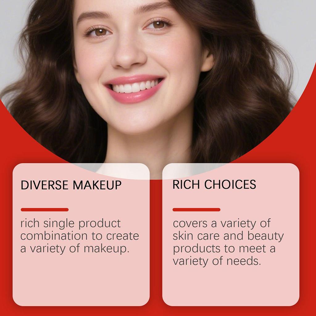 Make Up Countdown 24 Days Festive Christmas Makeup Set Calendar Women Beauty Fashion Advent for Adults Lovers gelhvn