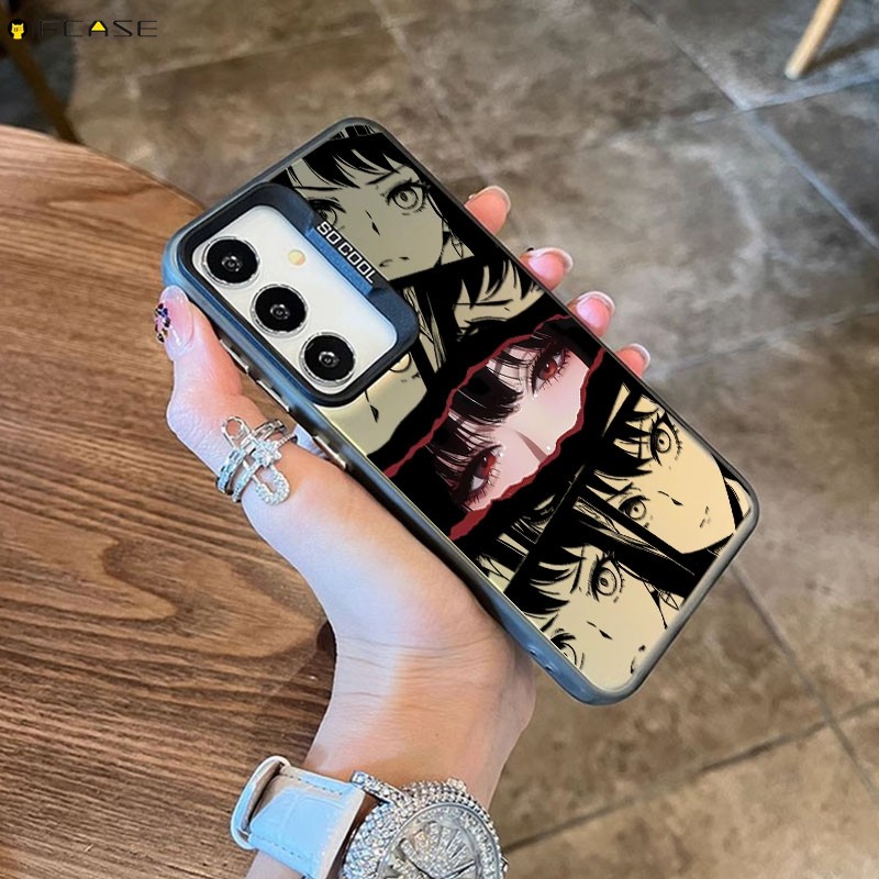 Dành Cho Xiaomi 17 15T 15 14T 14 Civi 13 13T 12 12T 12S 12X Mi 11 Pro Max Ultra 10 Lite 10s Pro 11i 4G 5G Ốp Điện Thoại Anime Truyện Tranh Mắt Đỏ Bé Gái Bé Gái Hoạt Hình Dễ Thương Vỏ Màu Đen