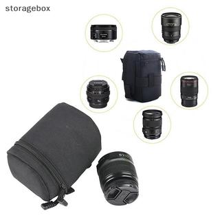 [Hộp lưu trữ] 1 Phụ kiện chụp ảnh Túi đựng ống kính máy ảnh sang trọng cho ống kính Canon Nikon Sony Olympus Fuji DSLR Đẹp