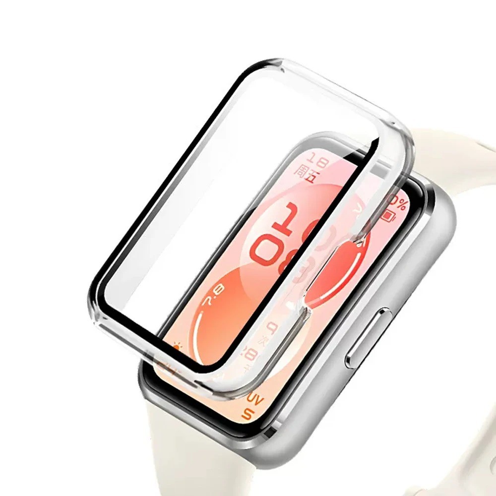 Ốp Lưng Cho Huawei Band 11 11Pro 10 9 8 Bảo Vệ Màn Hình Toàn Diện Cứng PC Ốp Lưng Kính Cường Lực Vỏ Đồng Hồ Bảo Vệ