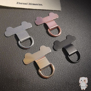 【Chamvn】Clip Dây đeo điện thoại điện thoại bằng thép không gỉ siêu mỏng Clip điện thoại Lanyard Pad điện thoại