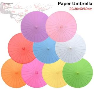 SWEETASHAHEARTS 1 Cái Đồ Dùng Tranh, Ô Giấy Tay Dài Màu, DIY Handmade 20 / 30 / 40 / 60cm Trống Đạo Cụ Chụp Ảnh Cho Bé Tắm Kỷ Niệm Sinh Nhật Đám Cưới