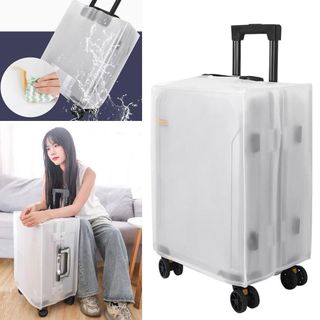 Tấm bảo vệ nắp vali HOBBYIN, Vỏ bảo vệ hành lý chống bụi bền bỉ, Phụ kiện du lịch mờ chống thấm nước
