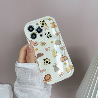 Ốp Điện Thoại Động Vật Nơ Hoạt Hình Cho Huawei Honor X5C X7D X9D 400 Pro Lite X6B X8B X7B X9B X5B X6C X8C X6A X8A X5 X7A Vỏ Họa Tiết Dễ Thương Chống Sốc Trong Suốt Mềm Bảo Vệ Camera