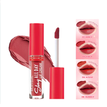 Son Kem Lì Silkygirl Lâu Trôi Slay All Day Lip Cream 2ml Sản phẩm chính hãng