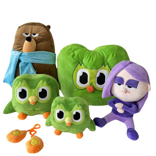 PLUS✨2026 MỚI Duolingo Plushie Đồ Chơi Dễ Thương Duo Owl Sang Trọng Búp Bê Hoạt Hình Dễ Thương Nhân Vật Có Nguồn Gốc Đồ Chơi Nhồi Bông Lily ‌Falstaff‌ Quà tặng đồ chơi trẻ em sang trọng Bộ sưu tập vui nhộn Quà tặng cho người hâm mộ