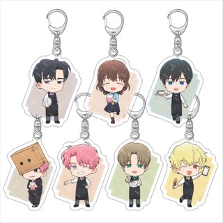 Tamon-kun Ima Docchi Anime Móc Khóa Kinoshita Utage Fukuhara Tamon Nam Móc Chìa Khóa Cho Nữ Hình Thời Trang Acrylic Mặt Dây Chuyền Quà Tặng