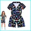 GN Stranger Things 5 Váy Một Mảnh Tiệc Halloween Tay Ngắn Trẻ Em Giáng Sinh cosplay Vải NG