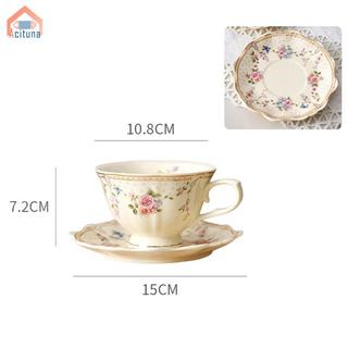 Cốc Cà Phê Gốm Có Đĩa Tiện Ích Trang Trí Ảnh Đạo Cụ Cappuccino Cup
