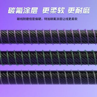 Dây câu nhập khẩu Fluoride Carbon, siêu căng thẳng và mềm mại, 200m