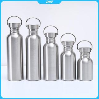 [DCP] Bình nước xe đạp bằng thép không gỉ 350/500/600/750/1000ml Bình nước thể dục thể thao đơn Vách chống rò rỉ [VN]