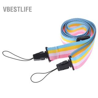 VBESTLIFE Dây đeo cổ máy ảnh thoải mái đầy màu sắc cầu vồng có thể điều chỉnh cho Fujifilm Instax Mini 8 70 Instant Film