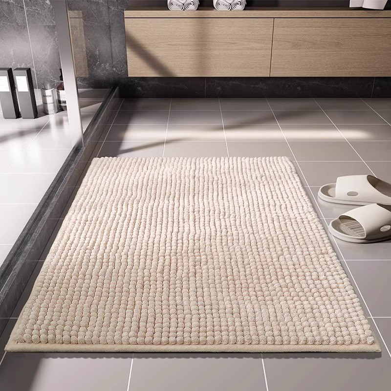 [Thấm Hút Thần Tốc] Thảm Lau Chân Chenille Sợi Ngắn Siêu Dày - Thảm Nhà Tắm & Cửa Ra Vào Chống Trượt Cực Tốt Khô Nhanh, Bền Bỉ & Không Bám Bẩn