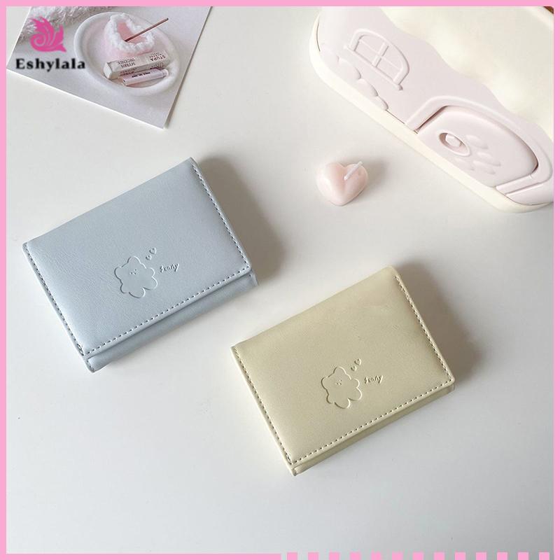 Ví gấp ba chức năng hình gấu dễ thương dành cho nữ Eshylala có thể gập lại có ngăn đựng thẻ & ví đựng tiền xu [MỚI]