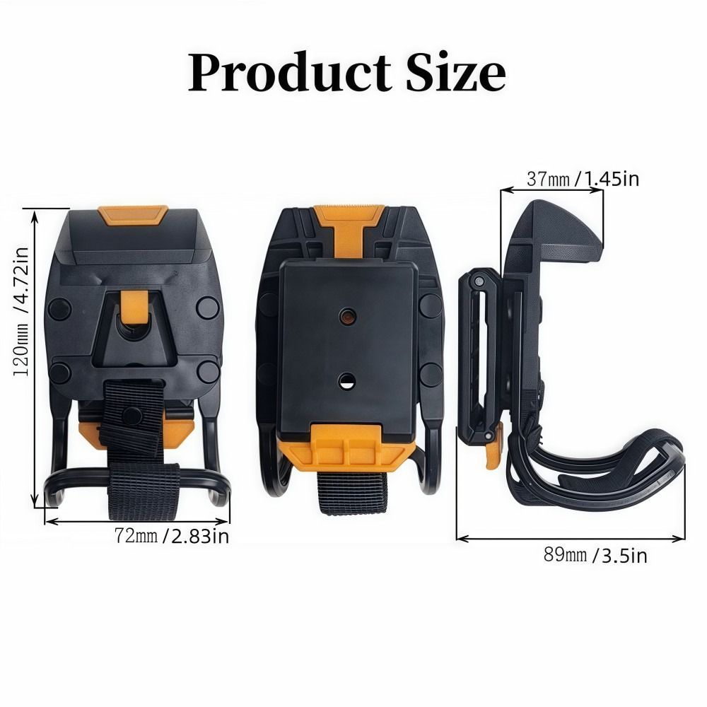 SAIA Móng Vuốt Búa Móc Treo, Nhanh Đính Kèm Chắc Chắn ABS Búa Eo Túi Kẹp, Di Động Chuyên Nghiệp Phát Hành Nhanh Đa Năng Dụng Cụ Khóa Thắt Lưng Dụng Cụ Phụ Kiện