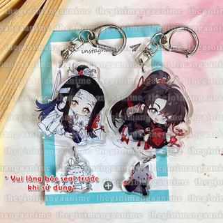 Móc khóa MA ĐẠO TỔ SƯ ver TREO THỎ in hình manhua chibi mica trong acrylic keyring