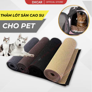 Tấm Lót Sàn Chuồng 80cm x 60cm Cao Su Cao Cấp Dễ Vệ Sinh Cho Chó Mèo Dog & Cat - Bảo hành 12 tháng