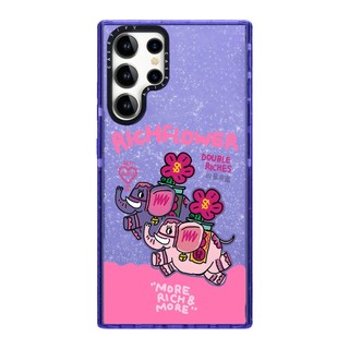 Gitter Elephant Flower Phone Case For Cho Samsung Galaxy S26 25 24 23 22 UItra S25 24 Plus Vỏ Bảo Vệ Chống Sốc