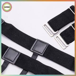 SAFENH Áo Sơ Mi Nam Thắt Lưng Có Chống Trơn Trượt Loing Kẹp Quý Ông Chân Đùi Treo Garters Dây Đeo Thời Trang Co Giãn Đồng Nhất VN