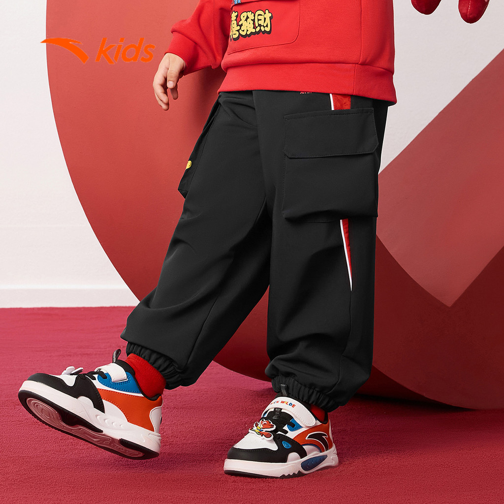 ANTA Kids Quần Dài Thể Thao Bé Trai 3526A9505