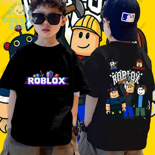 COD✅ (Hồ Chí Minh)DREAMY BABY Áo thun ngắn tay trẻ em, in họa tiết Roblox, phong cách Mỹ.