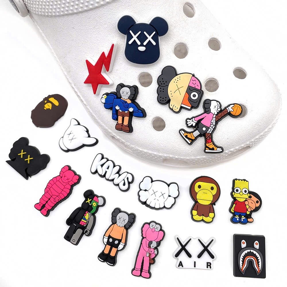 [HÀNG MỚI VỀ]- Set Charm hottrend: Charm Art Toy XX – Charm Gắn Dép Siêu Cá Tính Hot Trend