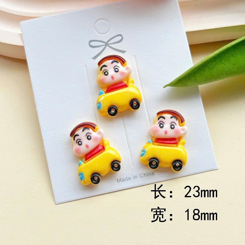 Set Charm Shin Cậu Bé Bút Chì Chibi Baby Pastel Dễ Thương – Charm Gắn Dép Hoạt Hình Cute Hot Trend, Phụ Kiện DIY Dép Xin