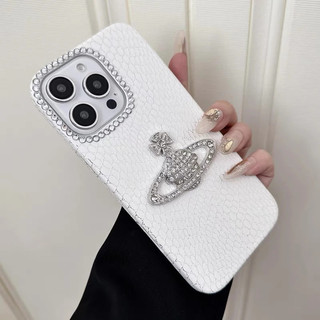 Ốp điện thoại giả da hành tinh ba chiều DIY cho iphone 17 17ProMax 17Pro Vỏ 16 15 14 13 12 11 Pro Max Vỏ điện thoại