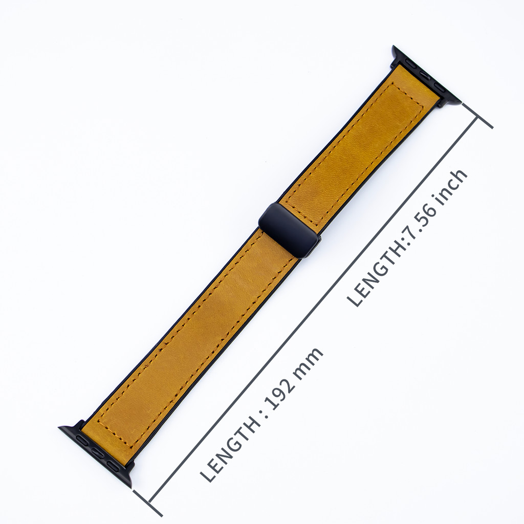 Dây da từ tính cho Apple Watch Series11 / 10 46mm 42mm Ultra3 / 2 / 1 49mm 9 8 7 6 5 4 3 SE 41mm 45mm 44mm 40mm 38mm