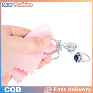 50 pcs khăn đánh bóng bạc Khăn lau bạc Vải lau bạc vải bảo dưỡng trang sức bạc nguyên chất vải lau sạch