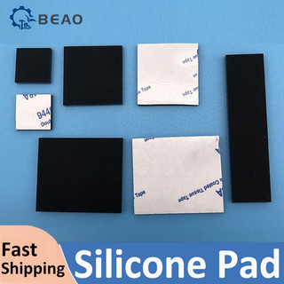 Hình Chữ Nhật Màu Đen Tấm Cao Su Silicon Tự Dính Vuông Chịu Nhiệt Độ Cao Chống Trơn Trượt Con Dấu Gioăng Giảm Chấn Chân Miếng Lót