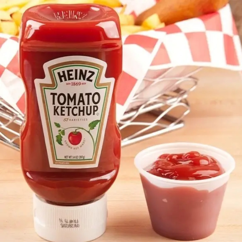 Tương Cà Chua Heinz Mỹ Tomato Ketchup Úp Ngược 570g, Thơm Ngon Đậm Vị