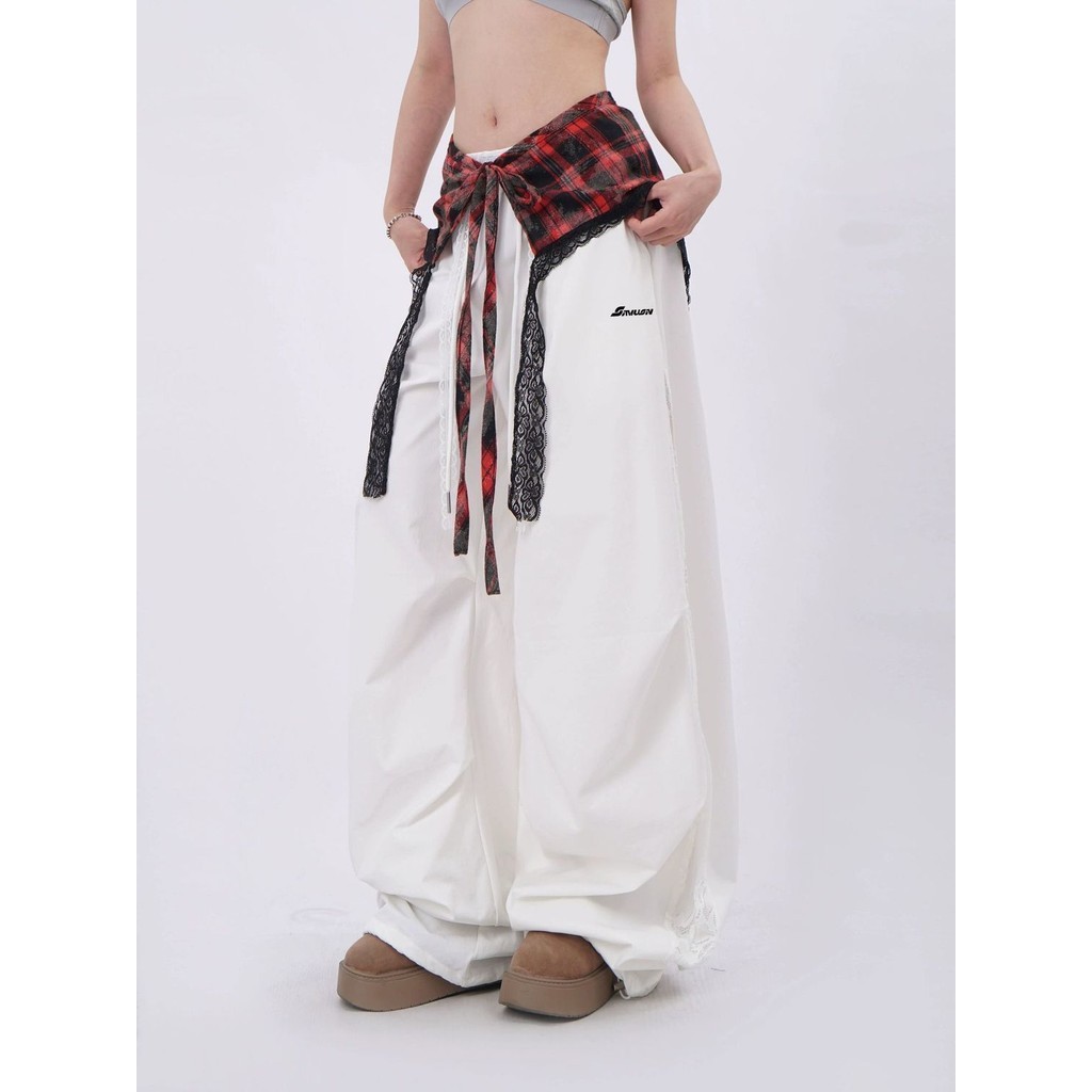 Milyfashion Ba Lê Phong Cách Xếp Lớp Rèm Fart Một Mảnh Mặc Nhiều Hơn Cô Gái Nóng bỏng Phong Cách Mới Lớp Ren Khâu Quần Áo Nữ Đau Khổ Retro