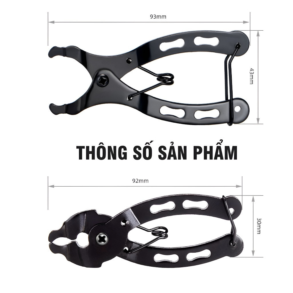 【COD】Kìm Tháo Mắt Xích Xe Đạp đa năng, thiết kế nhỏ gọn, thao tác thuận tiện khi sửa chữa hoặc thay thế xích xe.