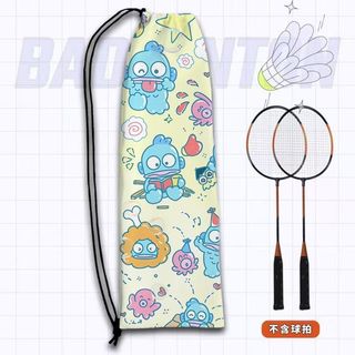 Mới Túi Đựng Vợt Cầu Lông Vải Flanel Hoạt Hình, Dung Tích Lớn, Bảo Quản Tốt