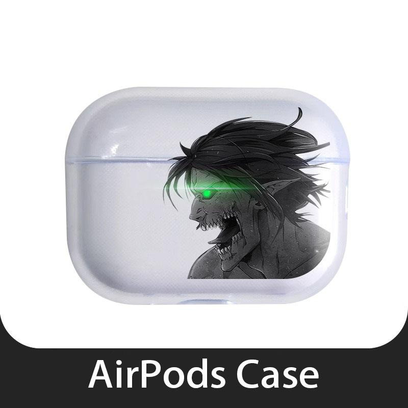 Vỏ bảo vệ Air Pods Pro 3 Vỏ bảo vệ Attack on Titan Levier Captain pro2 Anime Thế hệ thứ 4 Vỏ bảo vệ chống sốc toàn diện thế hệ thứ 3