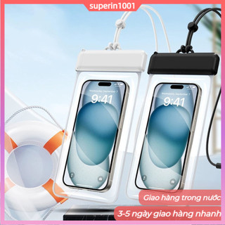 (Vận chuyển địa phương) Ốp điện thoại chống nước trong suốt có màn hình cảm ứng Thích hợp để chụp ảnh đi bè trên bãi biển dưới nước.