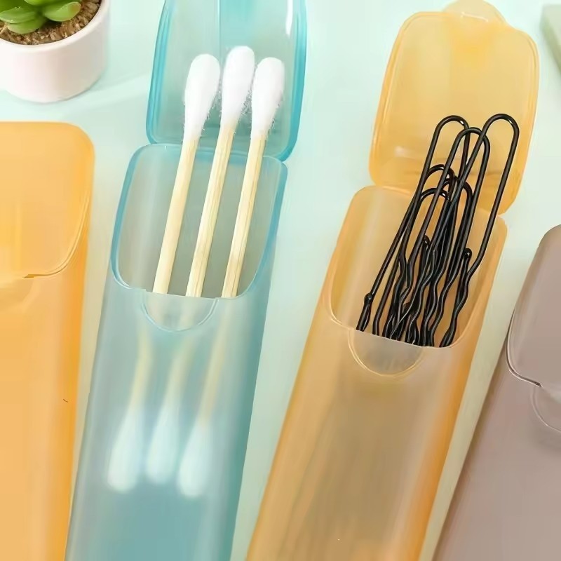 [GuuDuu] Hộp đựng tăm di động - Hộp đựng Mini du lịch ngoài trời - Hộp đựng khăn bông kim - Hộp đựng tăm có thể tái sử dụng - Đồ dùng sắp xếp di động du lịch