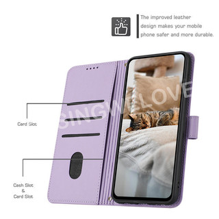 Ốp Điện Thoại Cho Oppo Find X9s X9 Ultra X9s Pro 5G 4G 2026 Khe Cắm Thẻ Da Sang Trọng Vỏ Mèo 3D Vỏ Điện Thoại Lật Ốp Lưng Chống Sốc