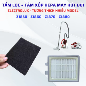 Tấm Lọc Bụi Kèm Tấm Xốp Lọc Bụi Hepa Máy Hút Bụi Electrolux Tương Thích Nhiều Model (Nhắn Tin Shop Tư Vấn)