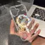 Trẻ em vui vẻ graffiti cho iPhone 17promax trường hợp iPhone 16 dễ thương 15pro trong suốt 14 ý tưởng