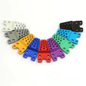 4 Giảm Chấn Tháp Nâng Dưới Điều Chỉnh Đế Giảm Sốc Đế Cho 1 / 10 RC Xe Bánh Xích Xe Trục SCX10 D90 Nâng Cấp Phần