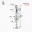 Bụng giả bướm sụn bông tai kẹp body piercing - Mina - Trang sức thời trang